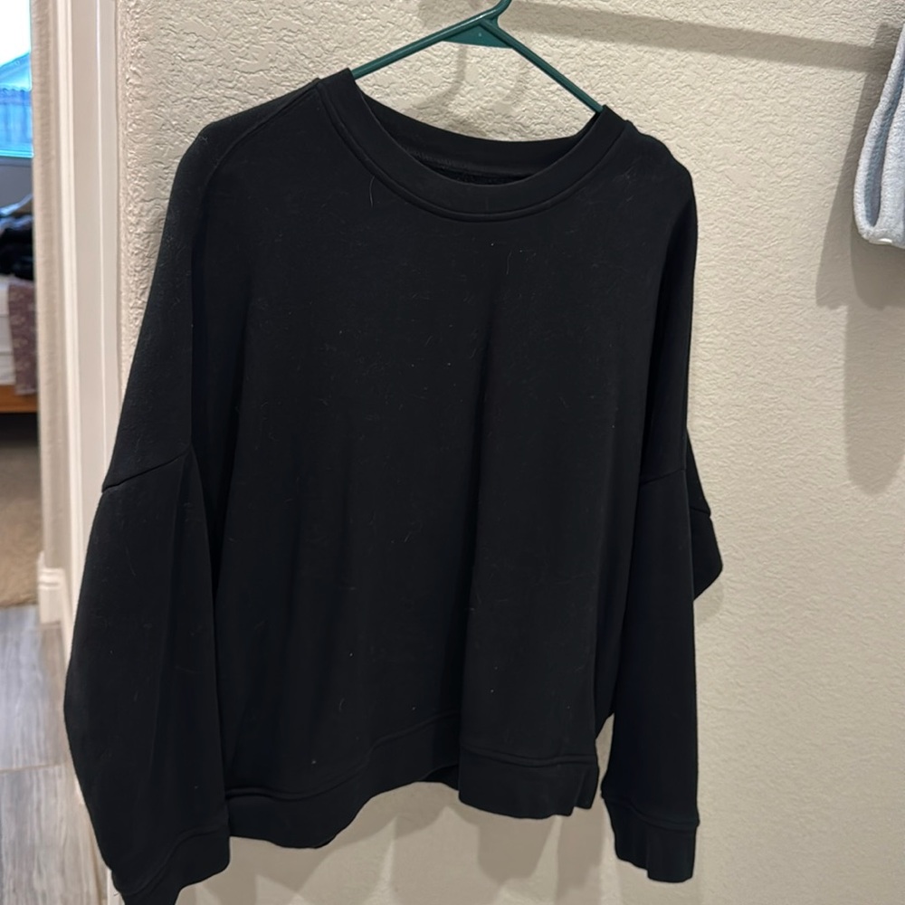 Madewell black sweatshirt size L